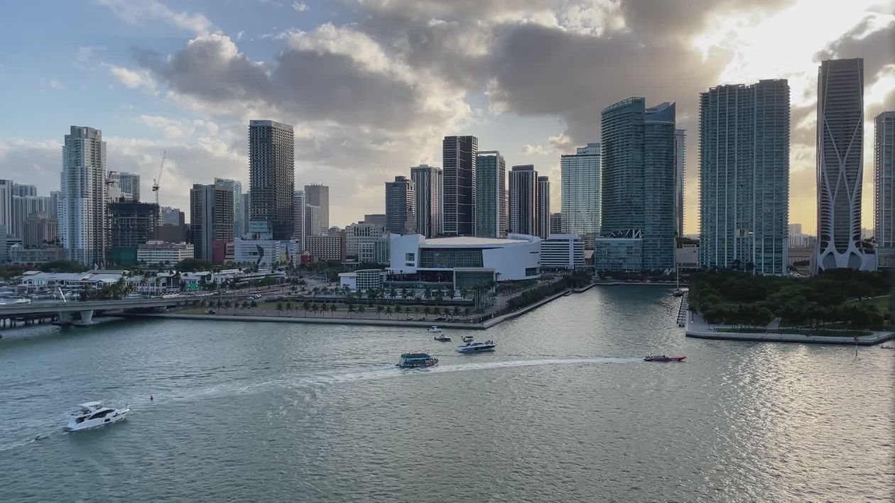Cinematic skyline video production